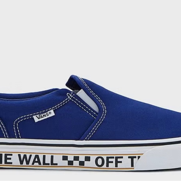 VANS ASHER SLIP-ON SKATE SHOES - Picture 4 of 4